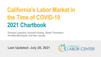 California's Labor Market In The Time Of COVID-19