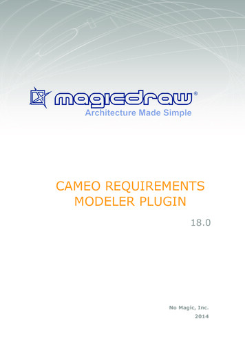 CAMEO REQUIREMENTS MODELER PLUGIN - Dassault Systèmes