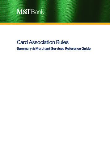 Card Association Rules