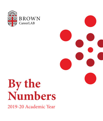 By The Numbers - Brown University