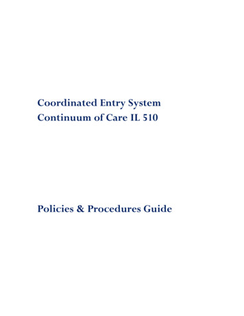 Coordinated Entry System Continuum Of Care IL 510