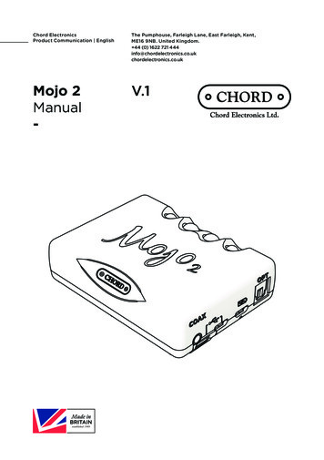 Mojo 2 V.1 Manual - Projekt-akustik.de