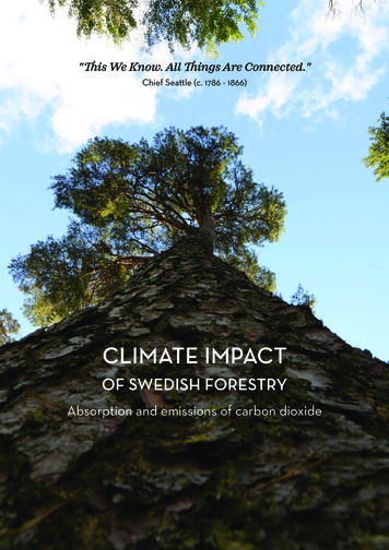 CLIMATE IMPACT - Skogforsk