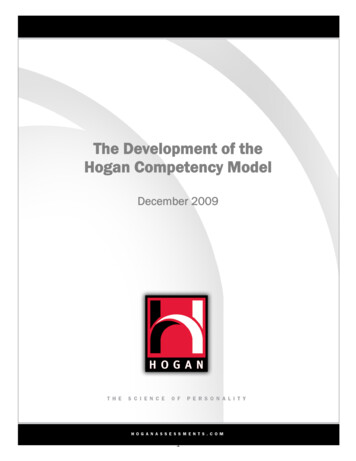 The Development Of The Hogan Competency Model - Hogan Assessments