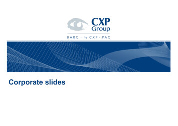 CXP Group Corp Slides EN - SITSI