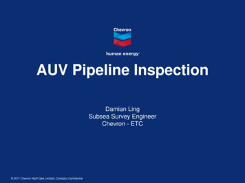 AUV Pipeline Inspection - SUT