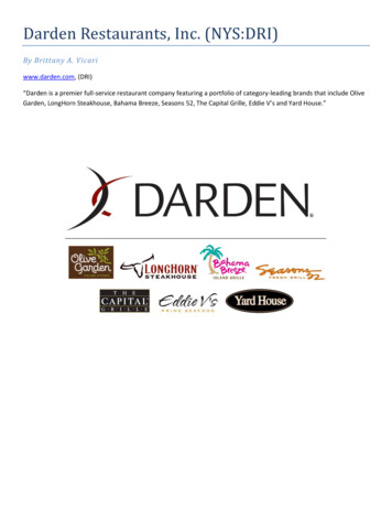 Darden Restaurants, Inc. (NYS:DRI) - Strategy Club