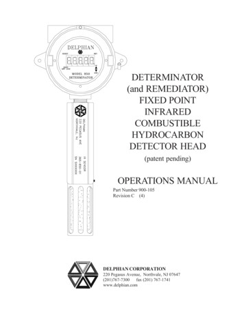 DETERMINATOR (and REMEDIATOR) FIXED POINT INFRARED COMBUSTIBLE .