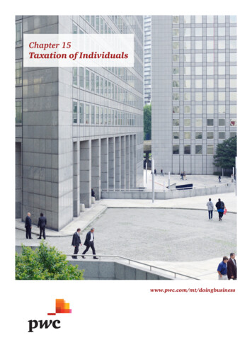 Chapter 15: Taxation Of Individuals - PwC