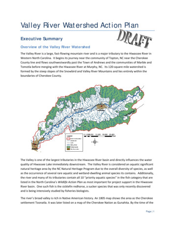 Valley River Watershed Action Plan - Files.nc.gov