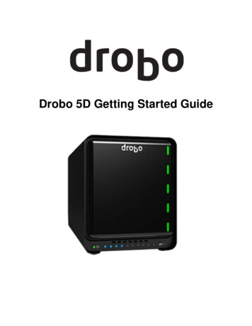 Drobo 5D Getting Started Guide