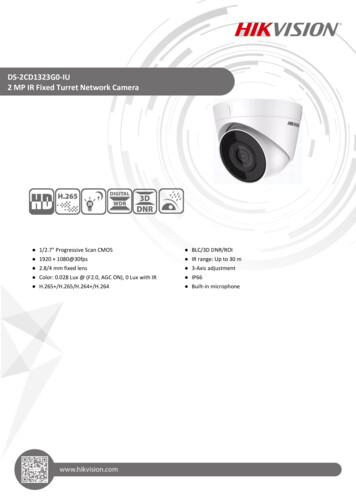 DS-2CD1323G0-IU 2 MP IR Fixed Turret Network Camera - Egemen Elektronik