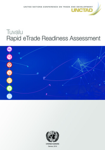 Tuvalu - Rapid ETrade Readiness Assessment - UNCTAD