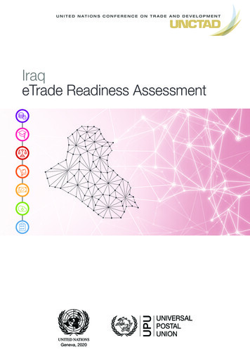 Iraq ETrade Readiness Assessment - UNCTAD