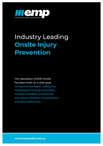 Onsite Injury Prevention - Irp-cdn.multiscreensite 