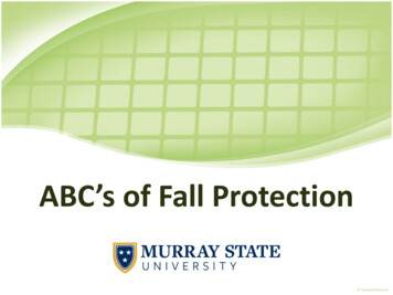 ABC's Of Fall Protection - Murray State University