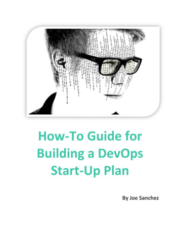 How-To Guide For Building A DevOps Start-Up Plan