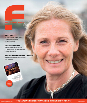 The Leading Property Magazine In The Nordic Region