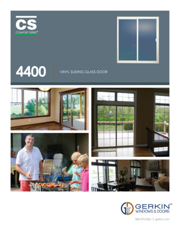 Sliding Glass Door - Gerkin Windows & Doors