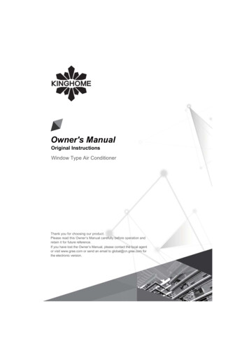 Owner's Manual - Four Season Trading Company