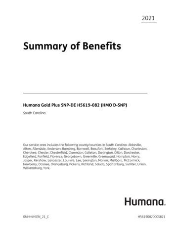 Humana Gold Plus SNP-DE H5619-082 (HMO D-SNP) - Ribbon Health
