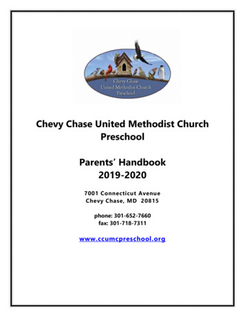 Chevy Chase United Methodist Church Preschool