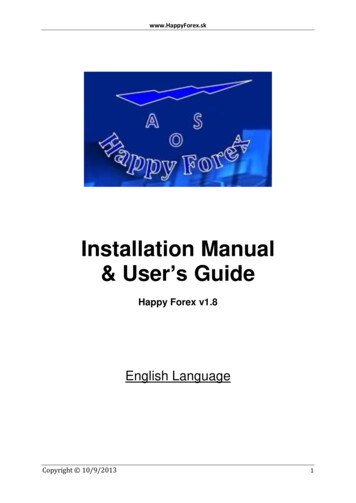 Installation Manual & User's Guide - BestEArobots