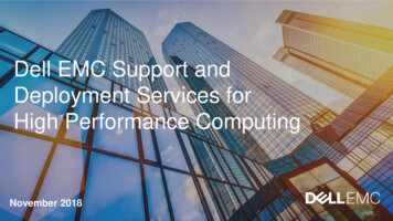 Dell EMC Support And Deployment Services For High Performance Computing