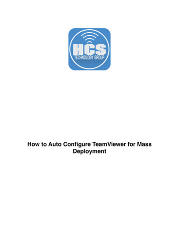 How To Auto Configure TeamViewer For Mass Deployment2