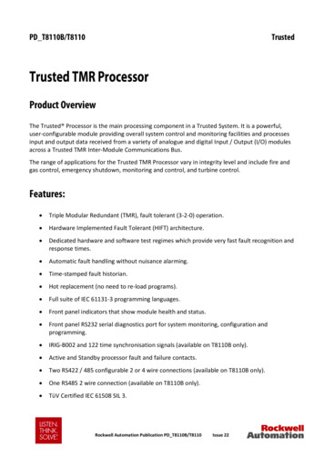 Trusted TMR Processor - Rockwell Automation