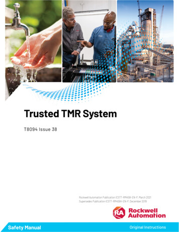 Trusted TMR System Safety Manual - Rockwell Automation