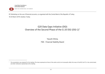 G20 Data Gaps Initiative (DGI) Overview Of The Second Phase Of The G-20 .