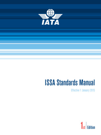 Effective 1 January 2015 - IATA
