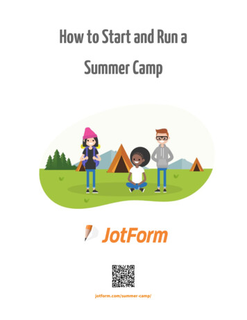How To Start And Run A Summer Camp - Jotform