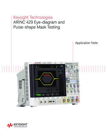 Keysight Technologies ARINC 429 Eye-diagram And Pulse-shape Mask Testing