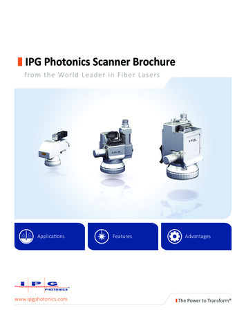 IPG Photonics Scanner Brochure