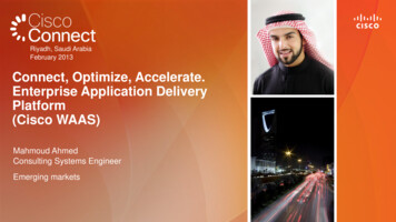 Connect, Optimize, Accelerate. Enterprise Application Delivery Platform .