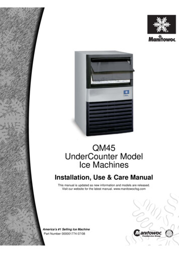 QM45 UnderCounter Model Ice Machines - WebstaurantStore