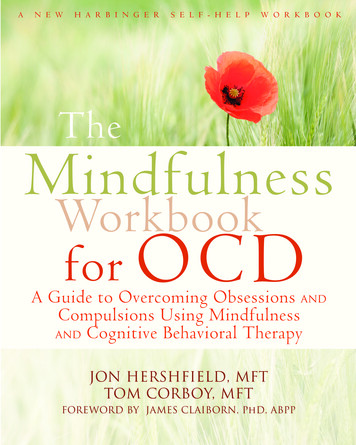 Mindfulness Workbook For OCD