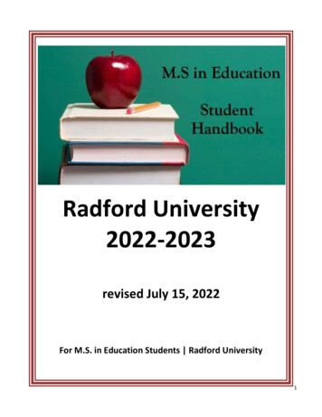 Radford University 2022-2023