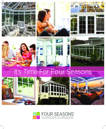 It's Time For Four Seasons - Maryland Sunrooms