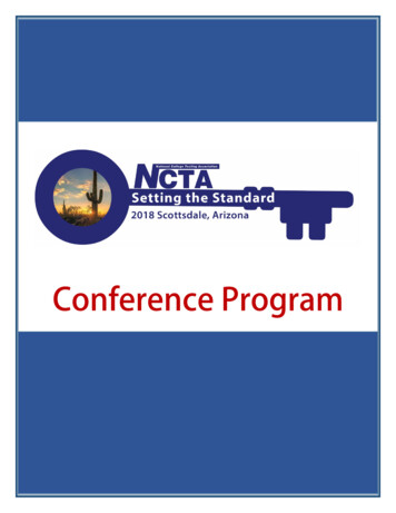 NCTA 2018 Conference Program