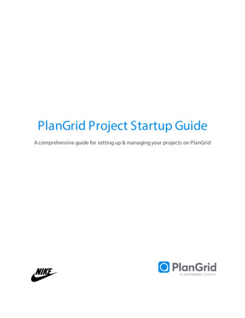 PlanGrid Project Startup Guide - Storyblok