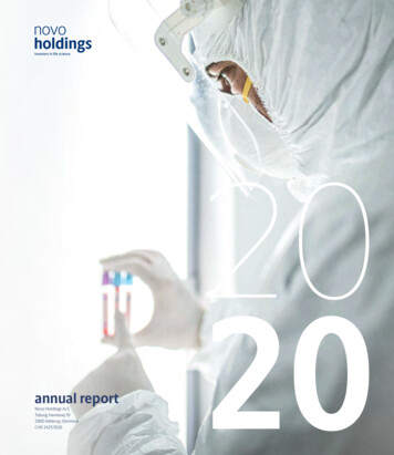 Annual Report - Novo Holdings