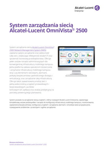 OmniVista 2500 NMS Datasheet - Alcatel-Lucent Enterprise
