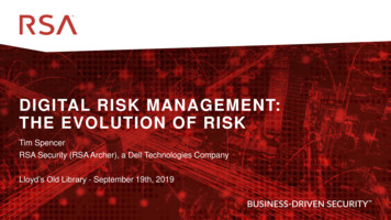 Digital Risk Management: The Evolution Of Risk