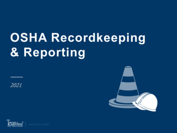 OSHA Recordkeeping & Reporting - Texas Mutual
