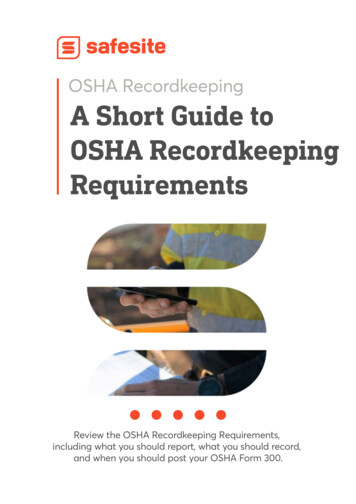 OSHA Recordkeeping - Safesitehq 