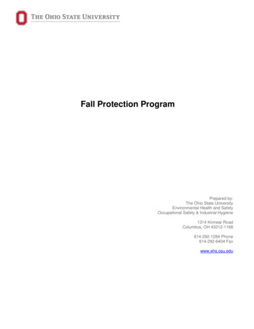 Fall Protection Program - Ohio State University