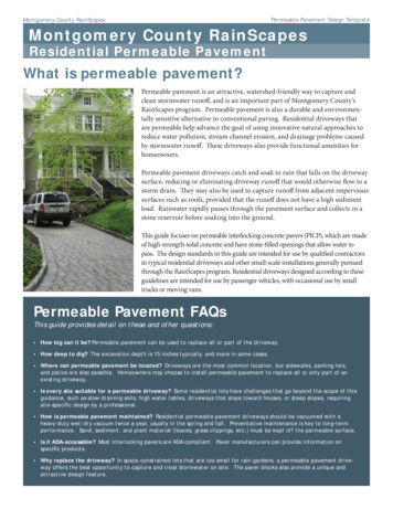 Residential Permeable Pavement - Montgomery County, Maryland